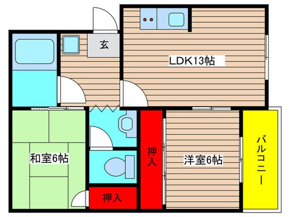 ヴァンベール天白の物件間取画像